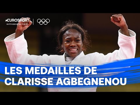 JEUX OLYMPIQUES - Les médailles de Clarisse Agbegnenou à Rio (2016) et Tokyo (2020)