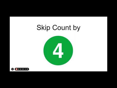 Counting by 4s Song