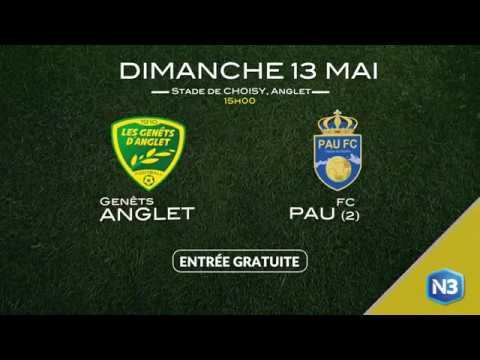 Annonce N3: Genêts Anglet - Pau FC 2
