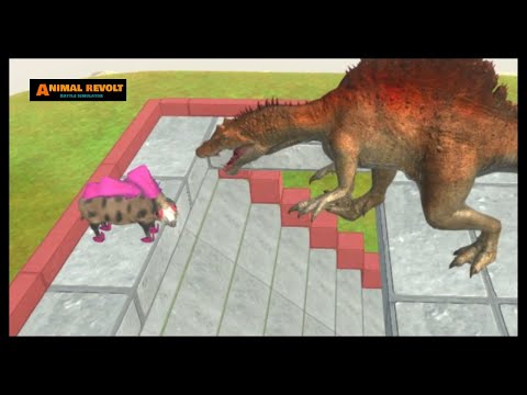carnivorous flower vs canivorous dinossaurs  units animal revolt battle simulator ARBS