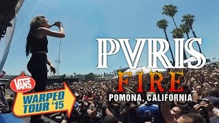 PVRIS - &quot;Fire&quot; LIVE! Vans Warped Tour 2015