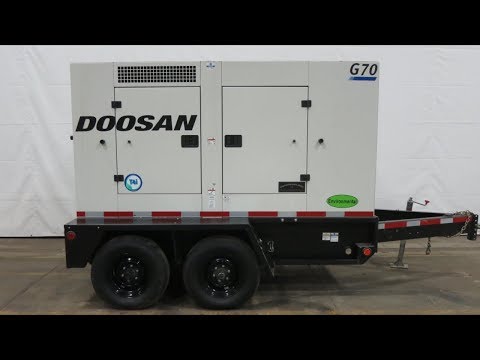 Doosan G70 62 kW prime diesel generator set, Cummins QSB5-G7 Tier 4i engine - CSDG # 2110