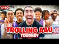 TROLLING 9TH GRADE AAU TOURNAMENT LIVE!