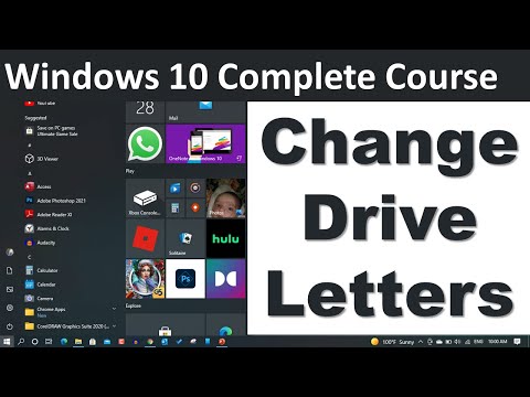 How to Change Drive Letters in Windows 10 | Urdu Hindi