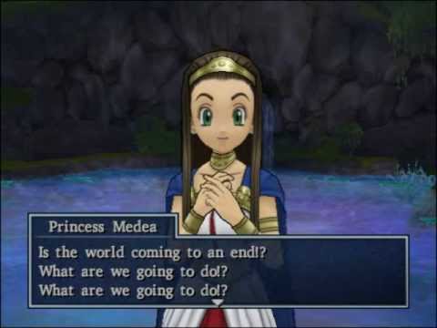190 Dragon Quest 8 Cutscene - Meeting Medea at Mystical Spring after Rhapthorne is Resurrected