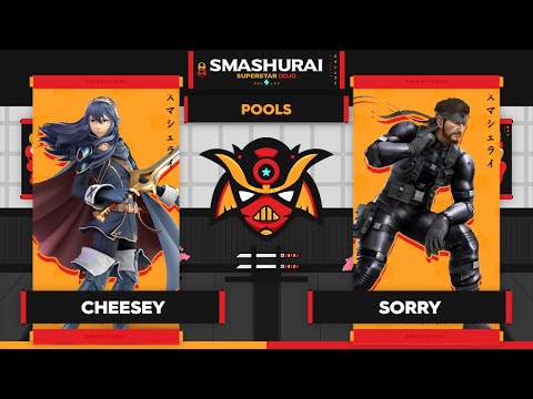 Smashurai: Superstar Dojo - Cheesey (Lucina) Vs. Sorry (Snake) Pools