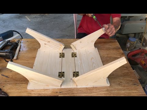 Amazing Woodworking Ideas From Old Wooden Pallets // Creative Ideas With Outdoor Versatile Tables!