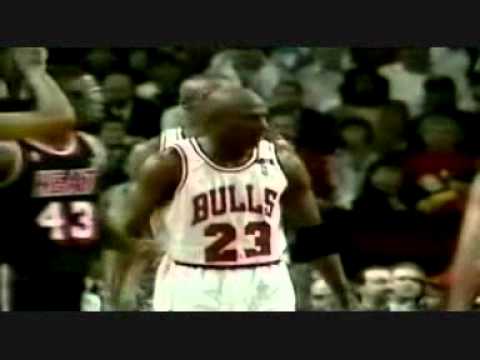 Michael Jordan BIG BLOCK on Glen Rice !!! 1992 Play off