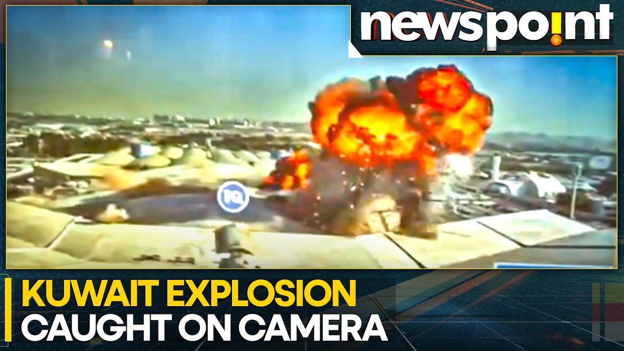Iran Strikes Kuwait: Explosive Moment Of Drone Strike On Kuwait's International Airport | Newspoint