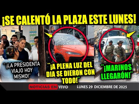 LUNES LOCO! PASÓ DE TODO EN MÉXICO ¡CLAUDIA Y EL TREN! ¡JALISCO, TABASCO, CHIAPAS, EJÉRCITO HOY!