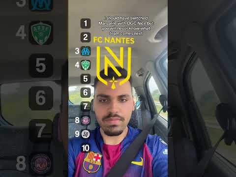 I should have switched OGC Nice with Marseille but you never know what team comes next!#ligue1#rank