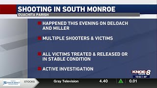 Ouachita Parish Sheriff’s Office identifies number of suspects in South Monroe shooting