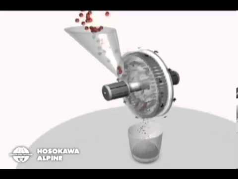 Hosokawa Alpine Pin Mill - Principle of Operation