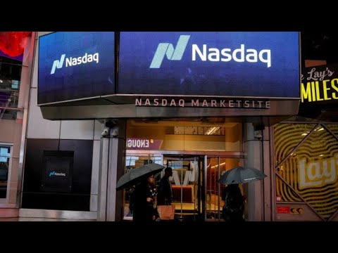 Nasdaq ends lower as tech slides