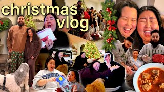 VLOG: surprising bestie for christmas, opening gifts, husband vlogs for the day, cooking home meals!