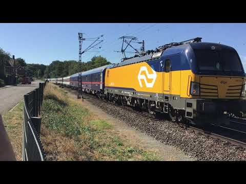 First catch ! Nightjet Train with NS Vectron Locomotive! Diverted Train ! 4 Hours Too Late ! 6.9.22👍