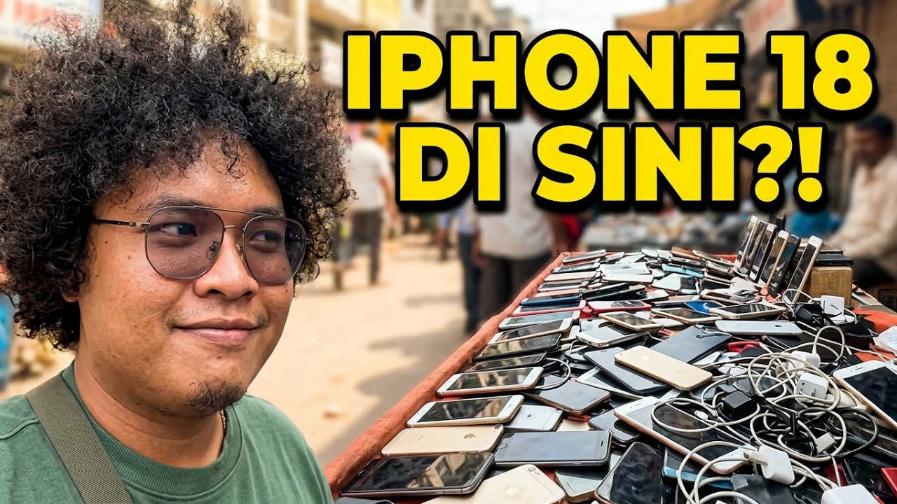 HATI2 DISINI BANYAK MALINGNYA‼️IPHONE 18 DISINI GA ADA HARGANYA DI PASAR MALING 🇮🇳 INDIA‼️ 😱✨
