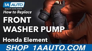 How to Replace Front Washer Pump 03-11 Honda Element