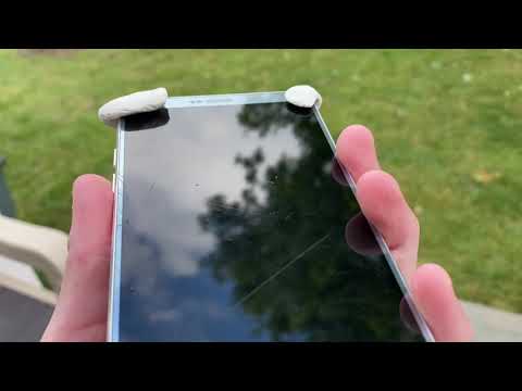 LG G6 drop test using a homemade case