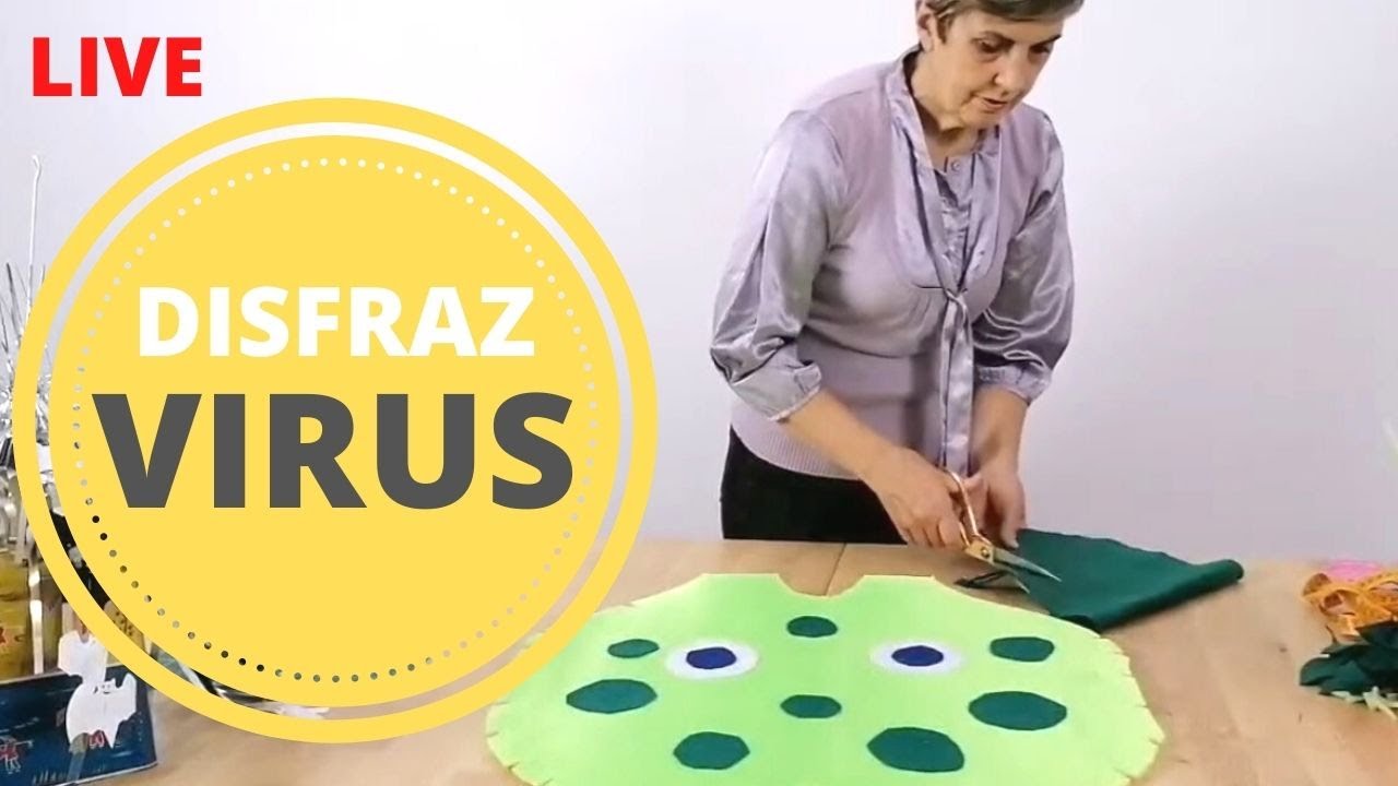 Disfraz casero de Virus