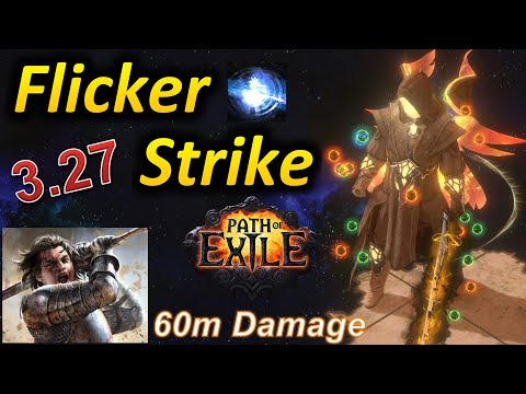 [3.27] 60m Damage Flicker Strike build (Destroy Endgame) - Path of Exile