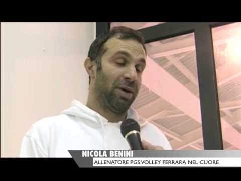 Telestense intervista a Nicola Benini allenatore PGS Volley Ferrara nel cuore
