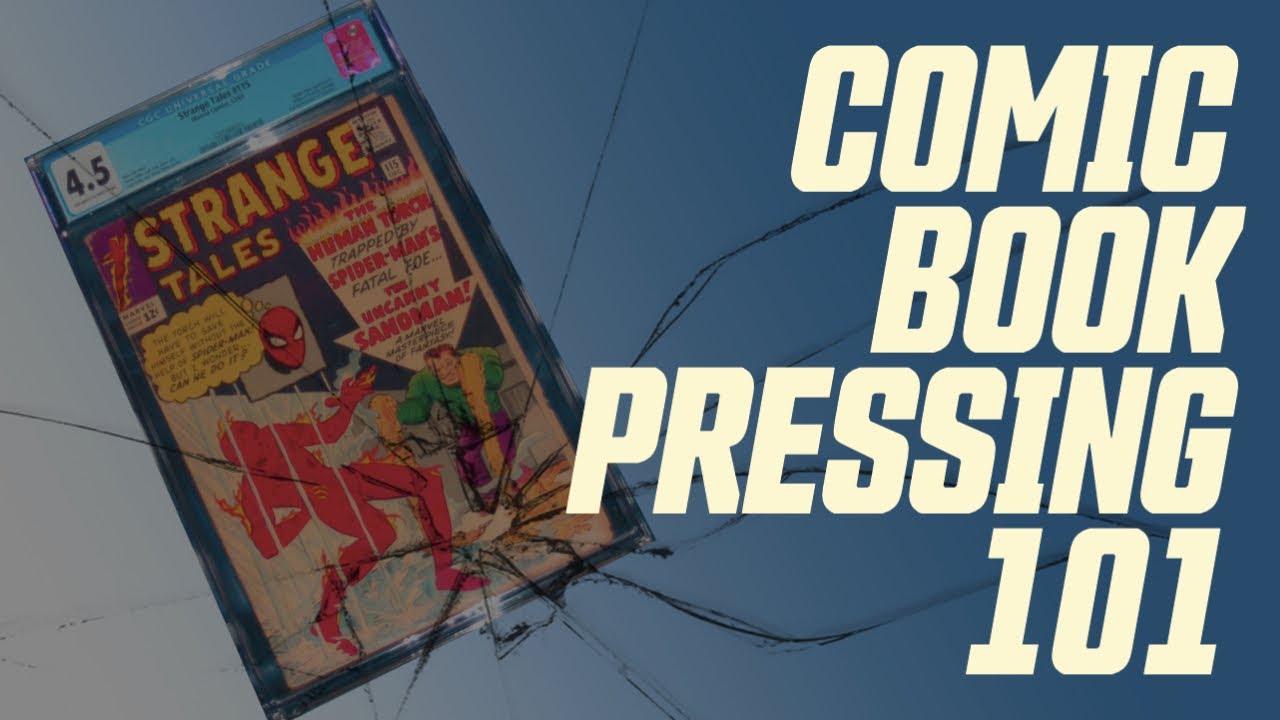 Comic Book Pressing 101- A quick tutorial on cleaning, humidity and pressing comics
