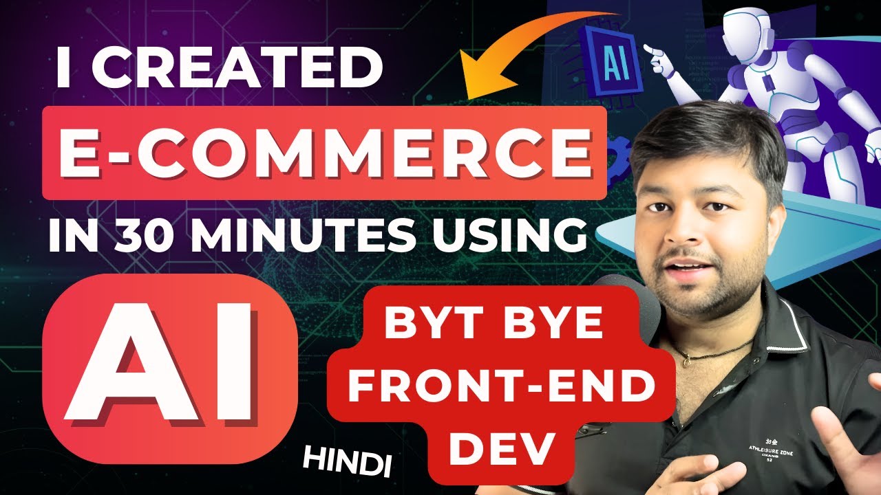 🔥 I created E-Commerce  website in 30 minutes using AI  | Github Copilot