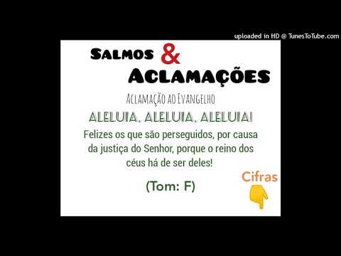 ALELUIA - FELIZES OS QUE SÃO PERSEGUIDOS - Melodia 1 - Salmos e Aclamações