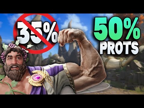 BIGGEST BACCHUS BUFF IN SMITE WTF HI-REZ.. 50% EXTRA PROTS?! - SMITE Joust Gameplay