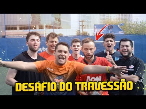 DESAFIO DO TRAVESSÃO COM YOUTUBERS!!! QUEM VENCE A CHAMPIONS?!?!