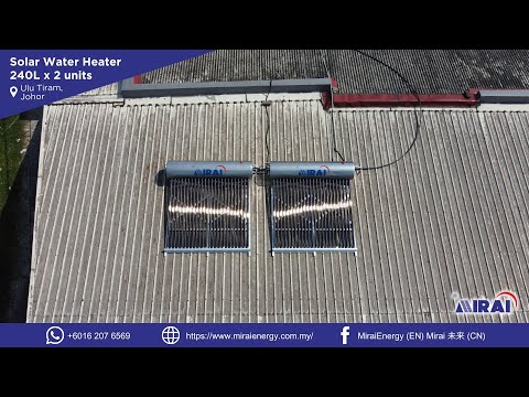 Johor Solar Water Heater Installation for Yong An Old Folks Care Centre