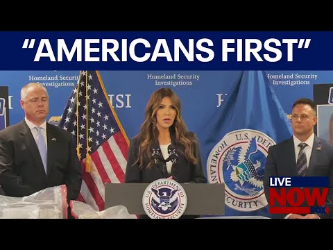 Video | DHS Sec. Noem on crackdown of migrants