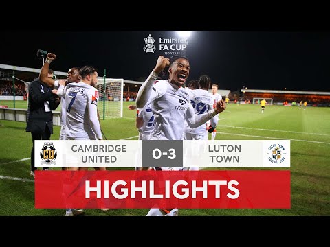 FC Cambridge United 0-3 FC Luton Town   ( The Emir...