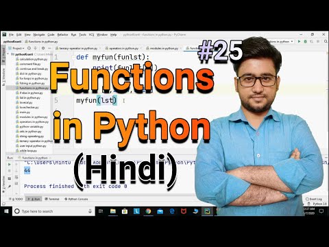 Functions In Python Python Tutorial For Absolute Beginners In Hindi 25