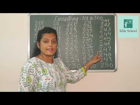 Learn to read numbers from 201 to 300 | Forward Counting from 201 to 300 numbers 201 to 300 counting