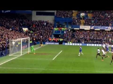 Chelsea v Newcastle 08/02/2014 Eden Hazard Penalty