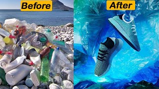 Adidas अपने Shoes कचरे से बनाता  है?🤔  | How Adidas Turns Plastic Bottles Into Shoes #Short Adidas