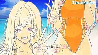【着せ恋】喜多川海夢描いてみた:水着編