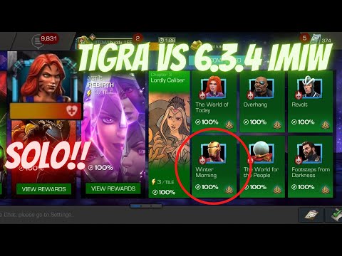 Tigra SOLO vs Act 6.3.4 Ironman Infinity War IMIW Boss