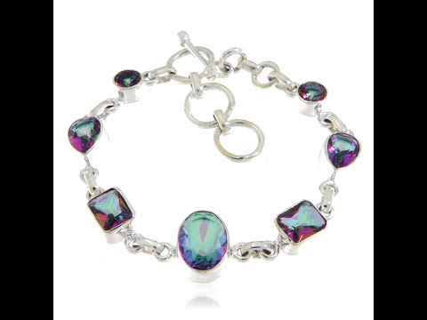 Bratara Argint 925  Topaz Mistic - Stralucire si Mister
