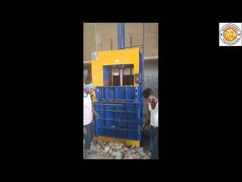 Mild Steel Hydraulic PET Bottle Baling Press Machine