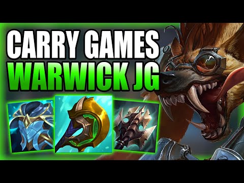 HOW TO PLAY WARWICK JUNGLE & CONSISTENTLY CARRY GAMES! - Best Build/Runes Guide - League of Legends