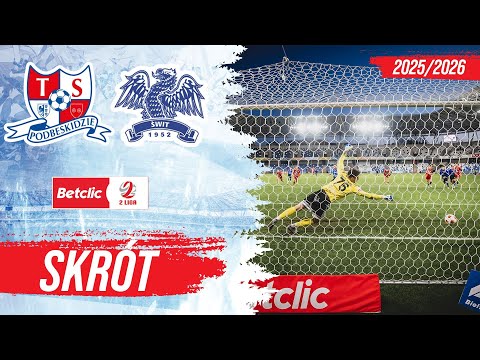 Podbeskidzie - Świt 1:0 SKRÓT MECZU Betclic 2 Liga