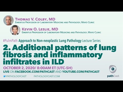 Additional patterns of lung fibrosis and inflammatory infiltrates in ILD - Dr. Colby (Mayo Clinic)