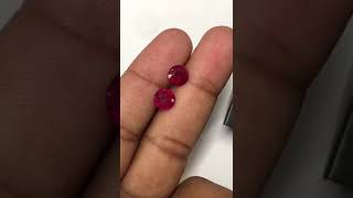 Burma certified pigeon blood ruby pair Whatsapp+923459075280 #noheat #gemlovers #gemstone #jewellery