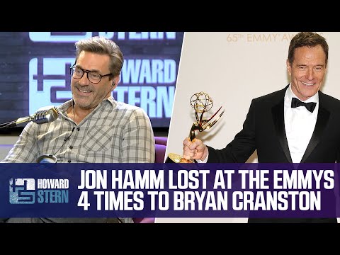 Jon Hamm on Losing the Emmy to Bryan Cranston 4 Times