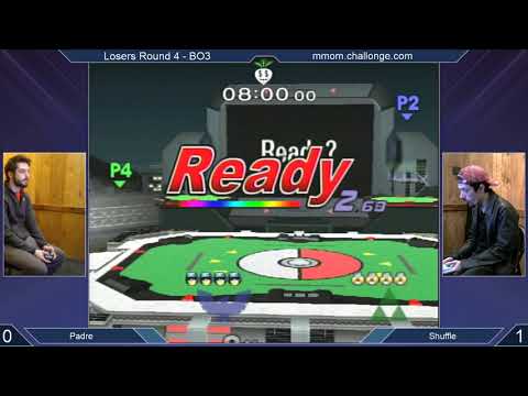 MMOM177 SSBM - Padre (C. Falcon) vs. Shuffle (Sheik) - Melee LR4