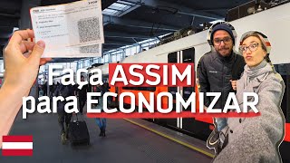 Transporte público em VIENA: como funciona + como sair do AEROPORTO pagando BARATO