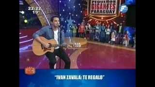 Iván Zavala canta &quot;Te regalo&quot; #PequeGigantesPy - 11-07-2014.